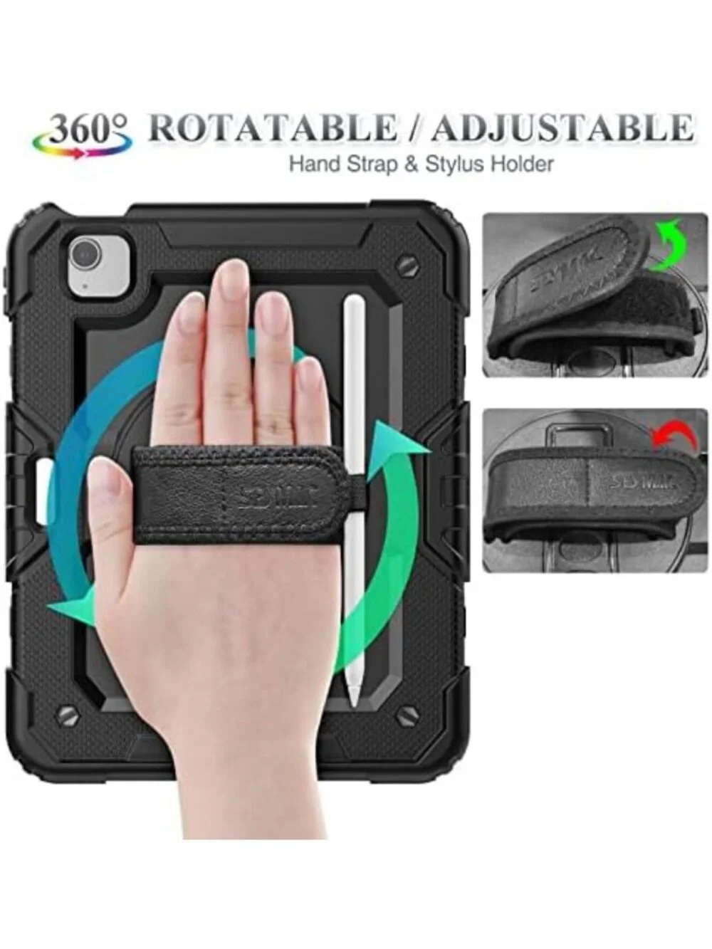 Durable iPad Air 5th/4th Gen & Pro 11 Case - Shockproof, Slim Fit, Lightweight